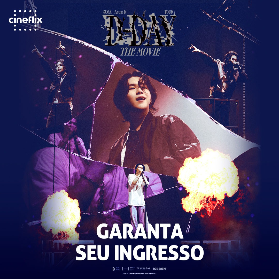 cineflixcinemas's tweet photo. 🚨 Os ingressos para o evento cinematográfico de encerramento da #agustddday Tour na Cineflix já estão a venda💜🥹 Sessões nos dias 10 e 13/04/2024. #Armys #DDAYTHEMOVIE #BTS #Yoongi 🫶
https://t.co/HVfuiAn0qm https://t.co/FSh0HR6cdx