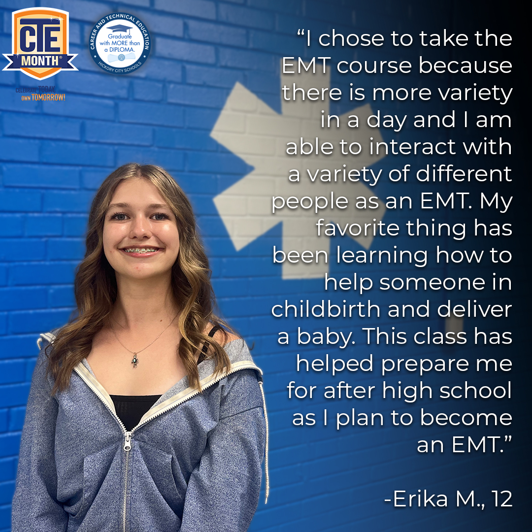 K-64 Learning (@k64learning) on Twitter photo On the fast track to saving lives in EMT 2 at HCAM! After the class, students emerge qualified to work as EMTs, ready to make a difference in times of need. <a href="/HickoryHighCTE/">Hickory High CTE</a> <a href="/hickoryschools/">Hickory City Schools</a> #CTEMonth On the fast track to saving lives in EMT 2 at HCAM! After the class, students emerge qualified to work as EMTs, ready to make a difference in times of need. <a href="/HickoryHighCTE/">Hickory High CTE</a> <a href="/hickoryschools/">Hickory City Schools</a> #CTEMonth