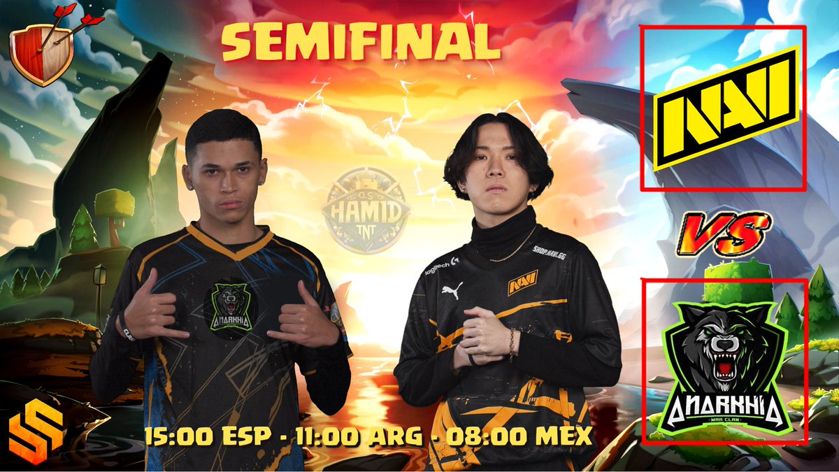 🟣 LIVEEEEEEE!

DUELO de TITANES! Primer Stream del Día! 😍

🏆 Semifinal Hamid TNT

✅ NAVI 🆚 STALWART [ANARKHIA]

Preparen los cronómetros! ⏱

TODO el MUNDO para DENTRO! ❤

📺 twitch.tv/style_coc