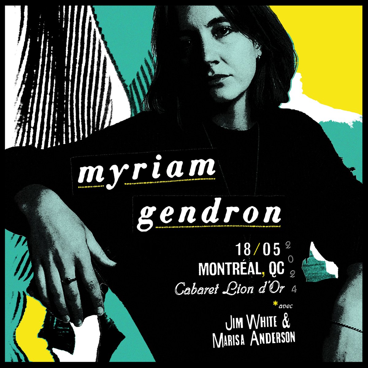 POP Montréal et Heavy Trip présentent: Myriam Gendron + Jim White + Marisa Anderson, le 18 mai au Cabaret Lion D'or: fb.me/e/1FilNzv9v | Écoutez 'Mayday', le dernier album de Myriam Gendron sortie aujourd'hui: myriamgendron.komi.io @_HEAVYTRIP_ @cabaretliondor
