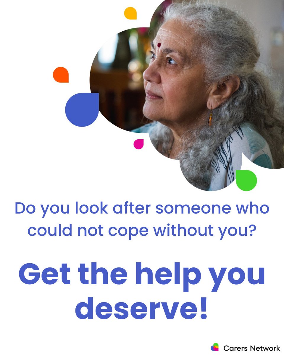 Not sure if you qualify to get support from Carers Network? If you are an adult looking after someone who could not cope without you, and they are over 18 and live in @CityWestminster, @RBKC or @LBHF, you do! Register on our website or email info@carers-network.org.uk