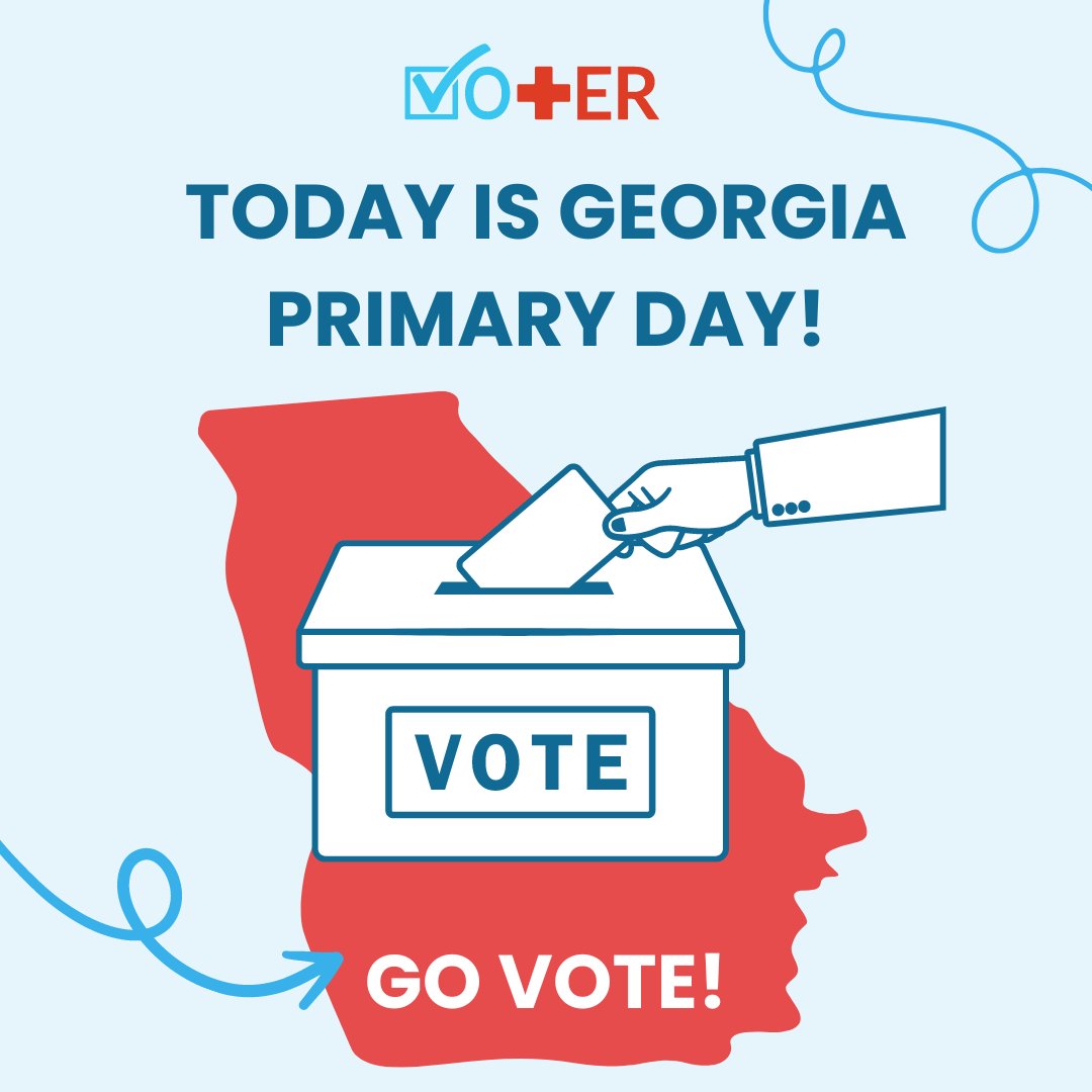 🚨 Georgia, it's your time to shine! 🍑 Today is Primary Day, and your vote is the heartbeat of democracy. Let's make it count! #GeorgiaPrimary #VoteToday #DemocracyInAction