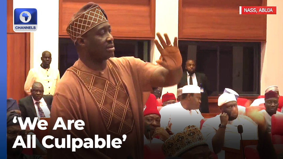 channelstv's tweet photo. VIDEO: Some Senators Got N500m Each From 2024 Budget —  Senator Jarigbe

https://t.co/Yfs9bOlVla https://t.co/3Sd3BtTMlk