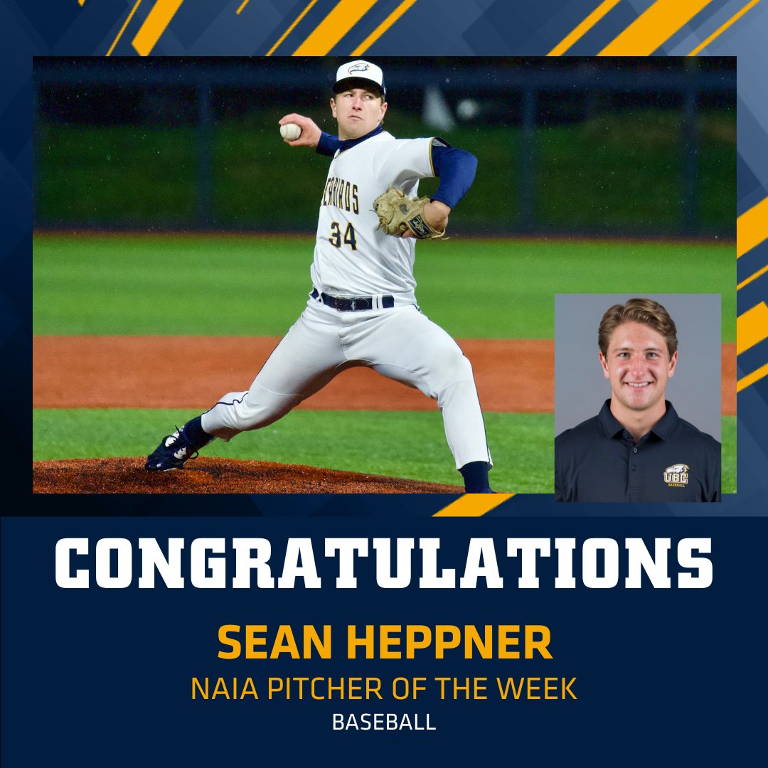 UBC Thunderbirds (@ubctbirds) on Twitter photo ⚾️ BASE | Setting a new <a href="/CCCSports/">Cascade Conference</a> record with 16 strikeouts vs the Yotes, <a href="/ubc_baseball/">UBC Baseball</a>'s Sean Heppner has been named <a href="/NAIA/">NAIA</a> Pitcher of the Week!
📣 naia.org/sports/bsb/202… ⚾️ BASE | Setting a new <a href="/CCCSports/">Cascade Conference</a> record with 16 strikeouts vs the Yotes, <a href="/ubc_baseball/">UBC Baseball</a>'s Sean Heppner has been named <a href="/NAIA/">NAIA</a> Pitcher of the Week!
📣 naia.org/sports/bsb/202…