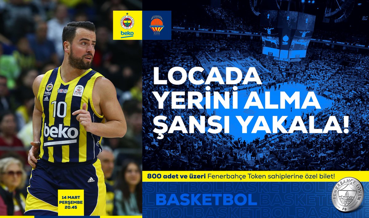 🏀 Fenerbahçe Beko 🆚 Valencia Basket 🔥 $FB Token sahipleri locada yerini alıyor. ⏰ Yarın saat 11.00'de FBSK Super App'te aktif olacak faydaya katılmayı unutmayın. 🔗 Uygulamayı indirmek için 👉 onelink.to/fbsk-superapp ℹ️ Katılım için 800 ve üzeri $FB Token gereklidir.