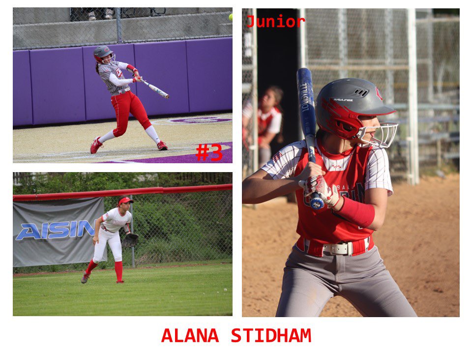Let’s meet the juniors.  First up is #3, Alana Stidham. #corbin_softball <a href="/AlanaStidham3/">alana stidham</a>