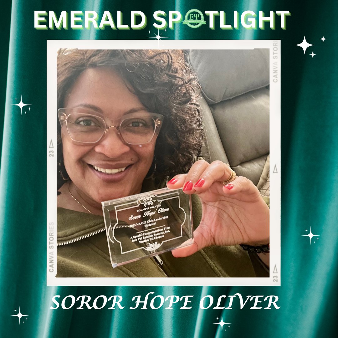 EpsilonPsi1929's tweet photo. As we continue celebrating #WomensHistoryMonth, we spotlight Commissioner Hope Oliver for her continued service in the Rutherford Community and for recently being recognized as the NAACP’s Freedom Fund Woman of the Year!  Thank you for all you do in the community and for Iota! https://t.co/LUwvopTZ1p