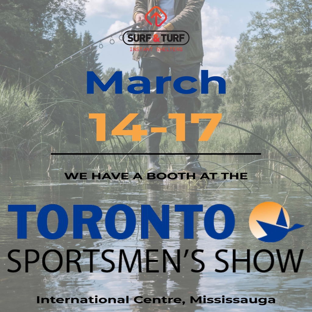 we're excited to be at @sportsmenshowto 🎣

Come say hi March14-17 at the International Centre, Mississauga!

#sportsmenshow #toronto #sportsmen #surfturfshelters #popupshelter #popupcanopy #popupframe #popupshop #events