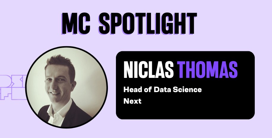 🌟 DSF MC Spotlight 🌟 We aim to spotlight our incredible MCs through monthly interviews 💬 This month's interview is with Niclas Thomas, Head of Data Scientist @ Next. Click here to read 👇 datasciencefestival.com/2024/02/29/mc-… #DSFmcspotlight #datasciencefest #datasciencefestival