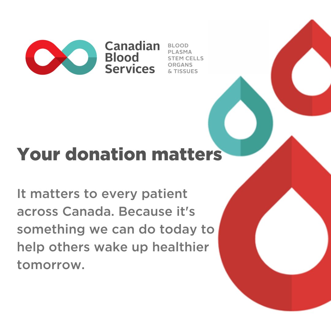 Canadian Blood Services is currently experiencing the lowest inventory in over a decade. To help support their efforts, we are hosting a mobile blood event at @fanshawecollege. Thursday, Mar. 14 11:00 a.m. to 4:00 p.m 1001 Fanshawe College Blvd FSU Building (upstairs)