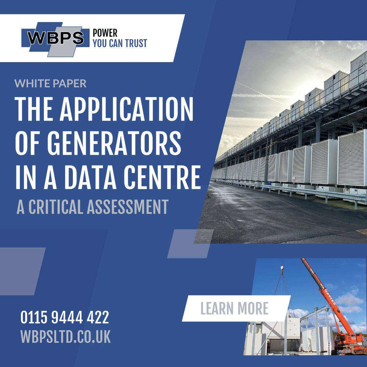 DCRmagazine's tweet photo. Unlock the power of standby generators in data centers! π @WBPSLTD latest white paper dives deep into their application, from backup power solutions to key considerations.
Click here: https://t.co/kYIJvoRGYQ
#PowerYouCanTrust #CriticalPower #DataCenter #StandbyGenerators https://t.co/ZfWztI2Arf