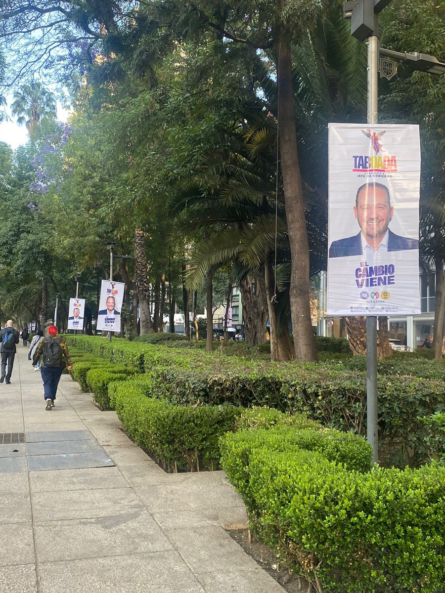Así la basura en cada poste de Paseo de la Reforma de <a href="/STaboadaMx/">Santiago Taboada</a>….que tristeza y coraje que se usen recursos para esto y no para  cosas que beneficien a tod@s. ¡Buen dia!