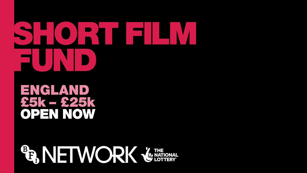 The @bfinetwork Short Film Fund is now open! Teams with directors in England can apply for £5,000-£25,000 to produce original fiction shorts in live-action, animation, or VR/Immersive, up to 15 min long ⏰ Deadline: Thu 9 May buff.ly/43cOAOu