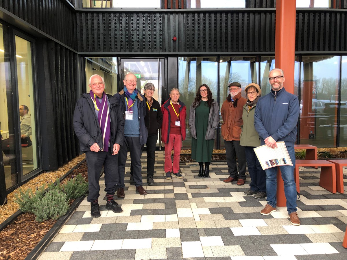 Members of our planning committee enjoyed a visit to Northstowe. Thank you to @NorthstoweTown for giving us an interesting and informative tour. @SouthCambs @CambridgePPF
