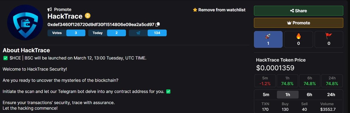 Hack_trace's tweet photo. GoodNews ! 
$HCE
listed on @top100token
#BSCGems #HCE #BTC #Ethereum #Binance https://t.co/lK2kH3Dj0K