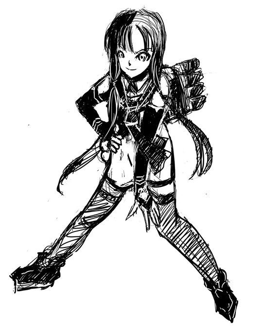 #見た絵師さん強制初投稿の絵と今の絵を比べる 
←2019.08☺2024.02→ 