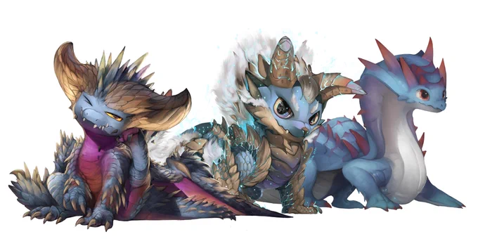 Monster Hunter Top 3 monsters but smol  