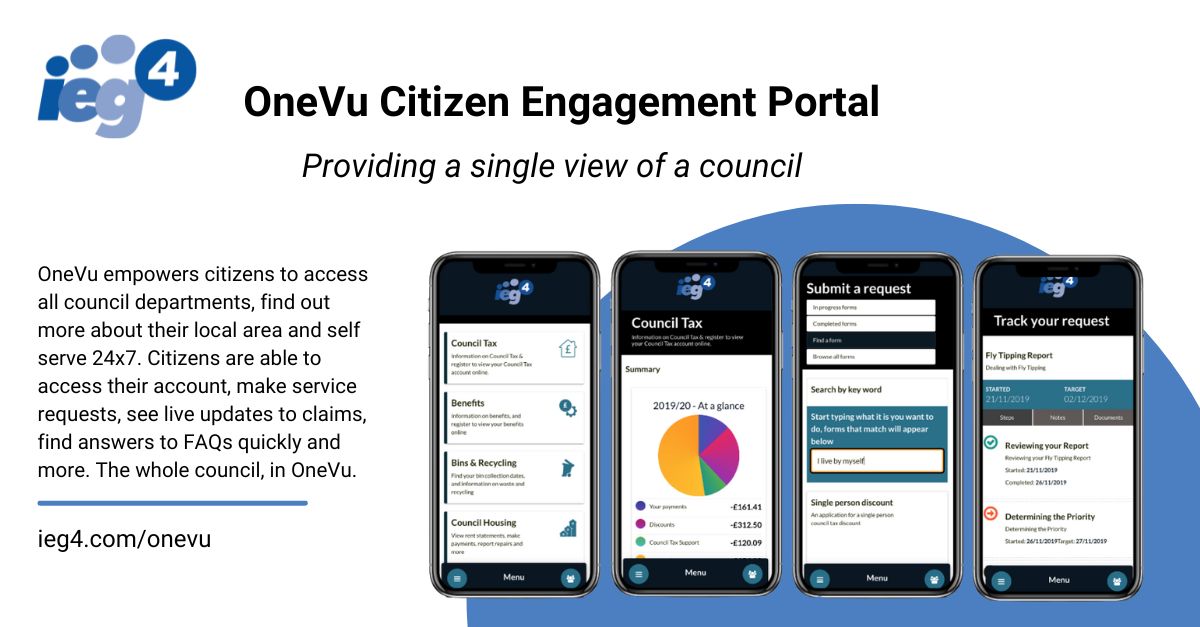 Discover how your citizens can capture a Single View of the Council using #OneVu Citizen Engagement Platform. OneVu presents #CitizensFirst with a well-rounded view of interactions – ensuring avoidance of unnecessary contact & greater #UX bit.ly/3IThnP7