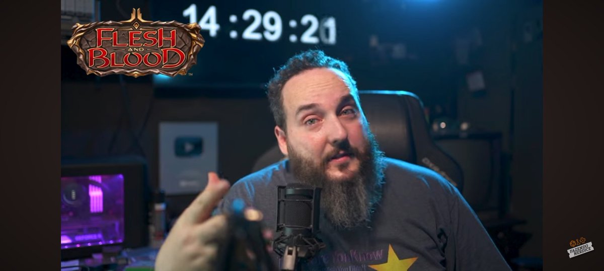 HugoFABTCG's tweet photo. Did you know that one of the biggest influencers invested in FAB (probably only behind Professor) is Brazilian? With a youtube channel of 130k subscribed, @Fazendo_Nerdice is making some really high quality #fabtcg content just because he loves the game.

(1/4) 🧵 https://t.co/6bjK11HpNu