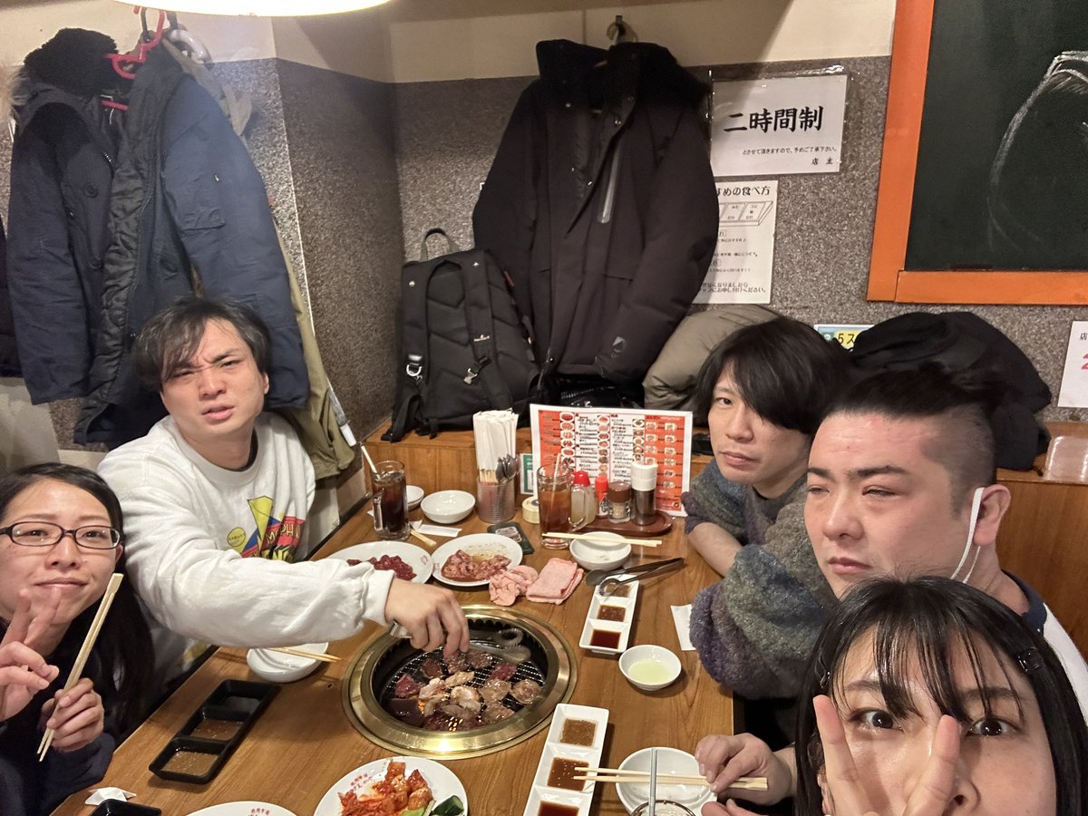 mk_sty's tweet photo. Morbid Sloth肉を囲む会〜一応新年会〜
これにて終幕!
#morbidsloth https://t.co/kg2i3cgkuF