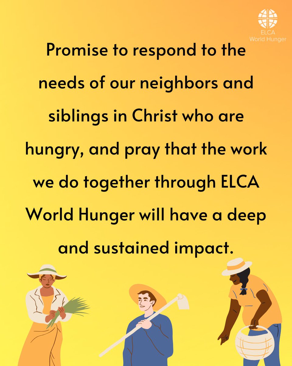 ELCA World Hunger tweet media