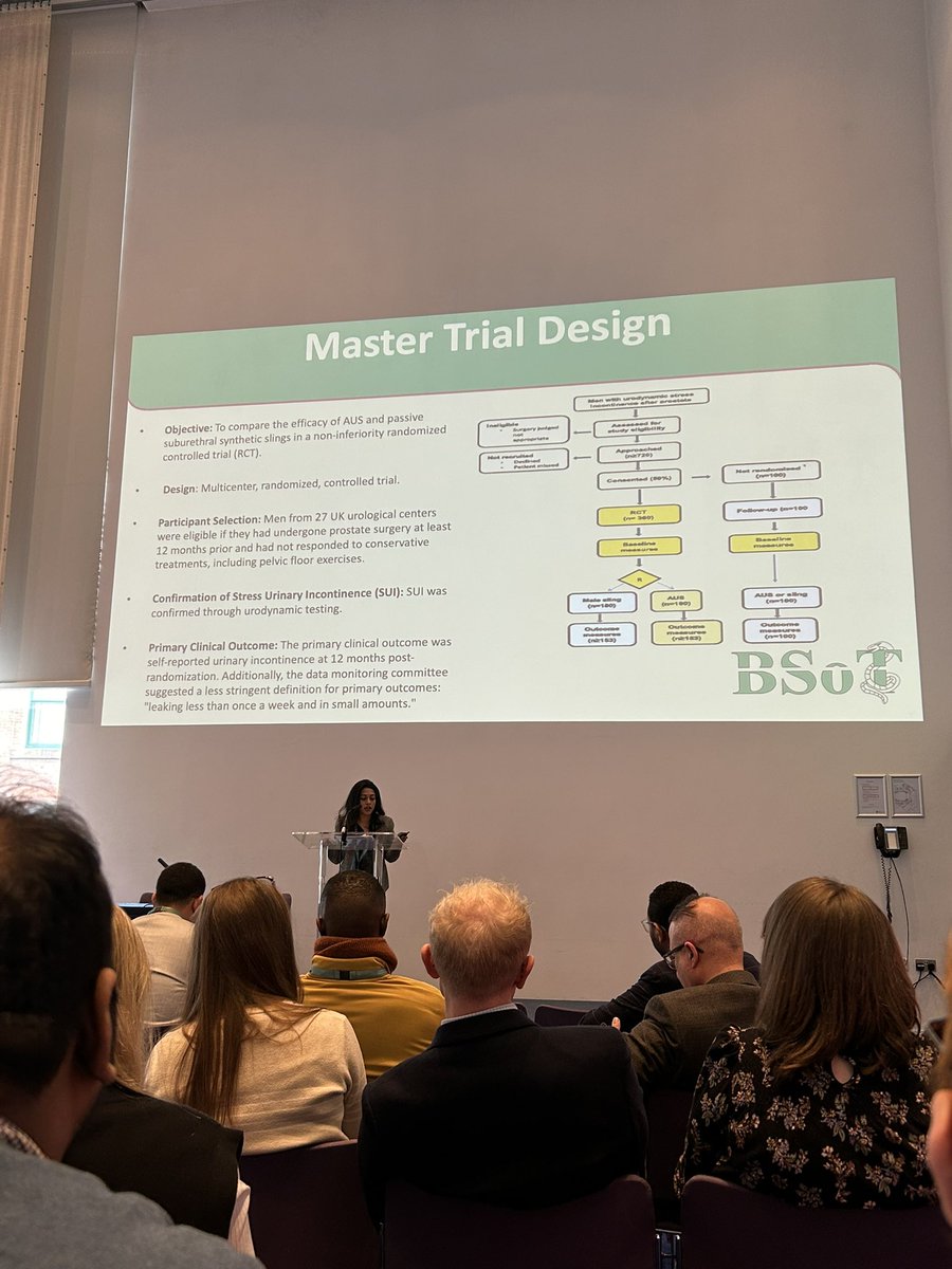 Key papers in #FNUU (MASTER, ROSETTA and SISTER trials) very nicely presented by @AswathyPavithr1 @BSoT_UK #BSoT24