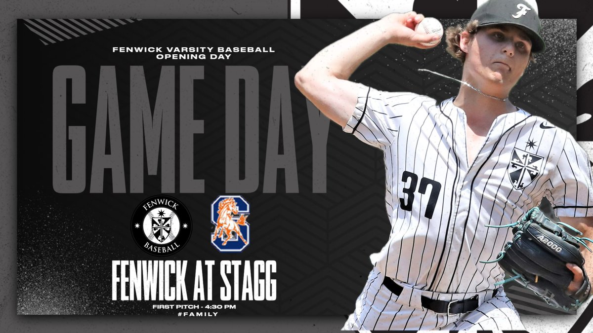baseballfriars's tweet photo. Opening Day! Varsity on the road against Stagg, JV at the Priory vs Stagg. 1st Pitch - 4:30 pm #FenwickBaseball #Family https://t.co/Qivuf2Sfrp