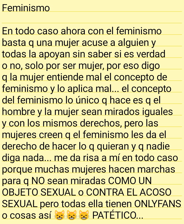 RemElectricida1's tweet photo. @FeminasLatinas enseñenle bien las definiciones de feminismo a las mujeres... https://t.co/qZDAaDBZQt