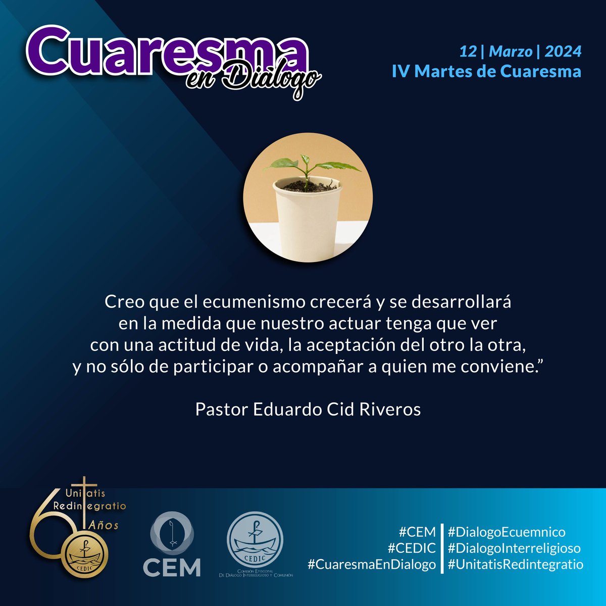 CedicCem's tweet photo. #CuaresmaEnDialogo
#CEDIC
#CEM
#DialogoEcumenico
#DialogoInterreligioso
#UnitatisRedintegratio https://t.co/3yR8LAfsh8