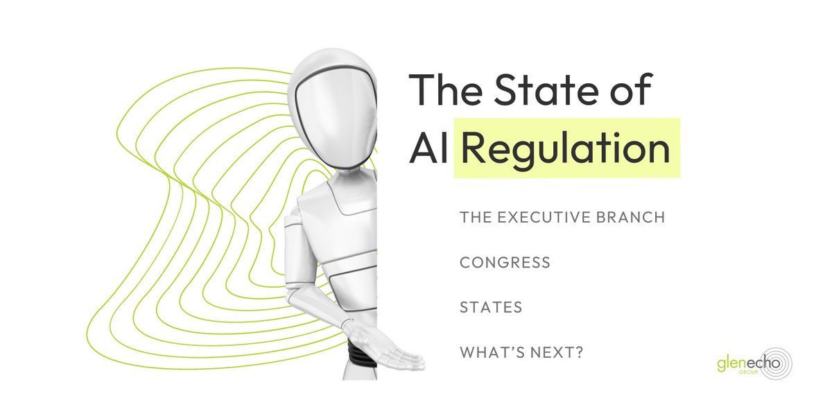 ICYMI: In our latest, our very own AI experts @andreanoneal @ashleydrixey cut through the noise to explain both the progress made and challenges ahead for the federal and state governments to regulate this ever-evolving technology. go.glenechogroup.com/vUedJp