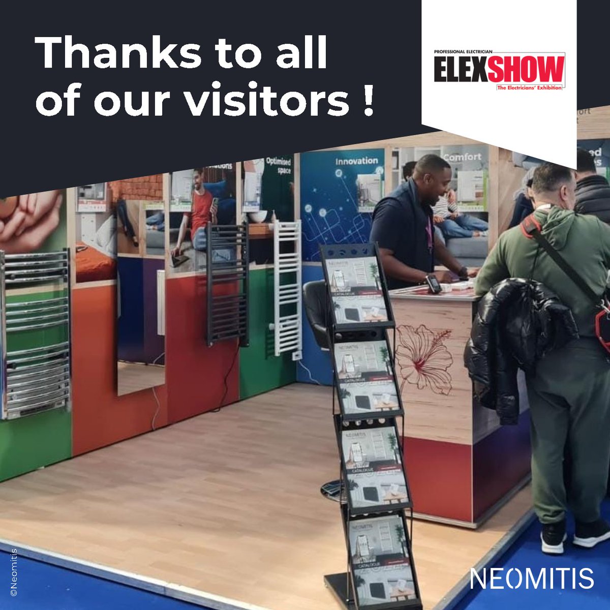 neomitis's tweet photo. 🙏Thanks to all of those who visited the #Neomitis stand at the #ELEX show – London!
We had an amazing time showcasing our range of #innovative products!💬
🔜 We now look forward to seeing you at CIH Brighton on May 8th – 9th, 2024: https://t.co/0RQxtCwdvH
#controlofchoice https://t.co/kx1oJ9Zn6w