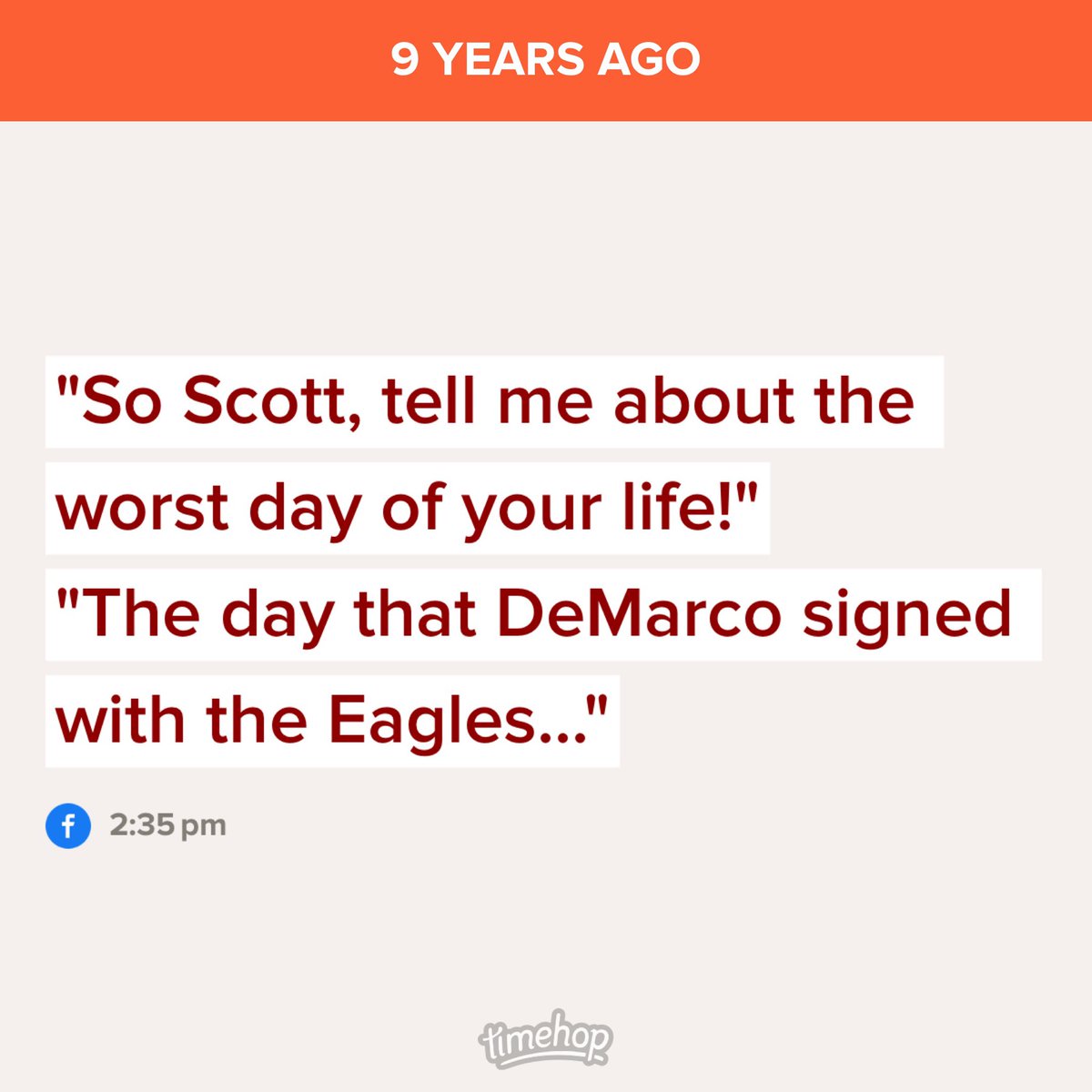 SHuber33's tweet photo. I’m sorry, Giants fans. I really sympathize with you about Saquon. But as bad as things may look, there’s always a chance things won’t work out ✊ https://t.co/F5lGiuSdsk