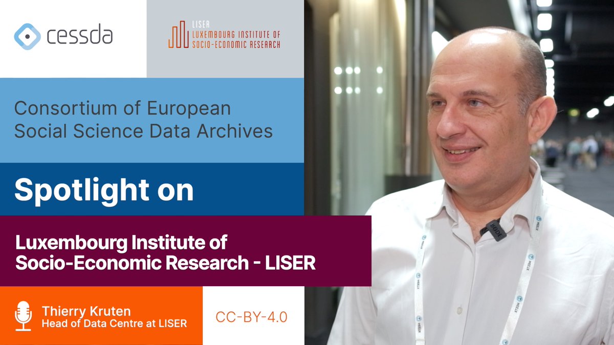 CESSDA_Data's tweet photo. “The main value we have received from @CESSDA_Data are the two guides published: the Data Management Expert Guide and Data Archiving Guide.” Thierry Kruten outlines some of the value CESSDA brings to @LISERinLUX . Watch the #CESSDASpotlight video ➡https://t.co/NRUoWCagvZ https://t.co/4GcOHT67Cy