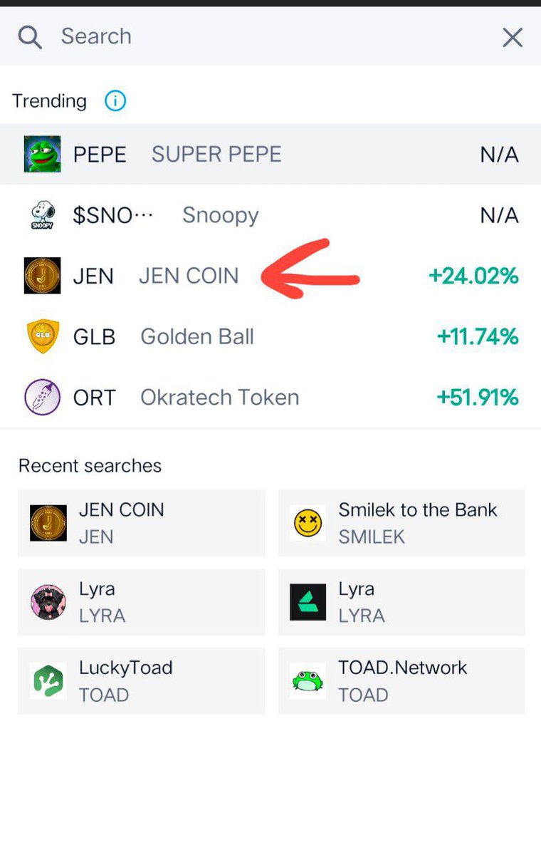 Thejencoin's tweet photo. #Jencoin is in TOP TREND on https://t.co/NvT0xksMvP ...

https://t.co/XxsVYNgAQY

..................... 
#MEXC #Bitget #Lbank #BTC #Oscars #top https://t.co/a0LEMt4uL2