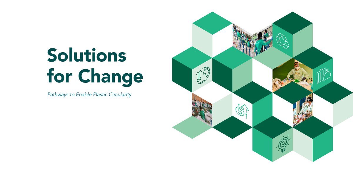 Introducing Solution Models: building blocks for change in advancing plastic circularity. We’re sharing lessons from our projects to create economically viable solutions that are good for the environment and society. Today we unveil 2 playbooks: bit.ly/3VeMsE5