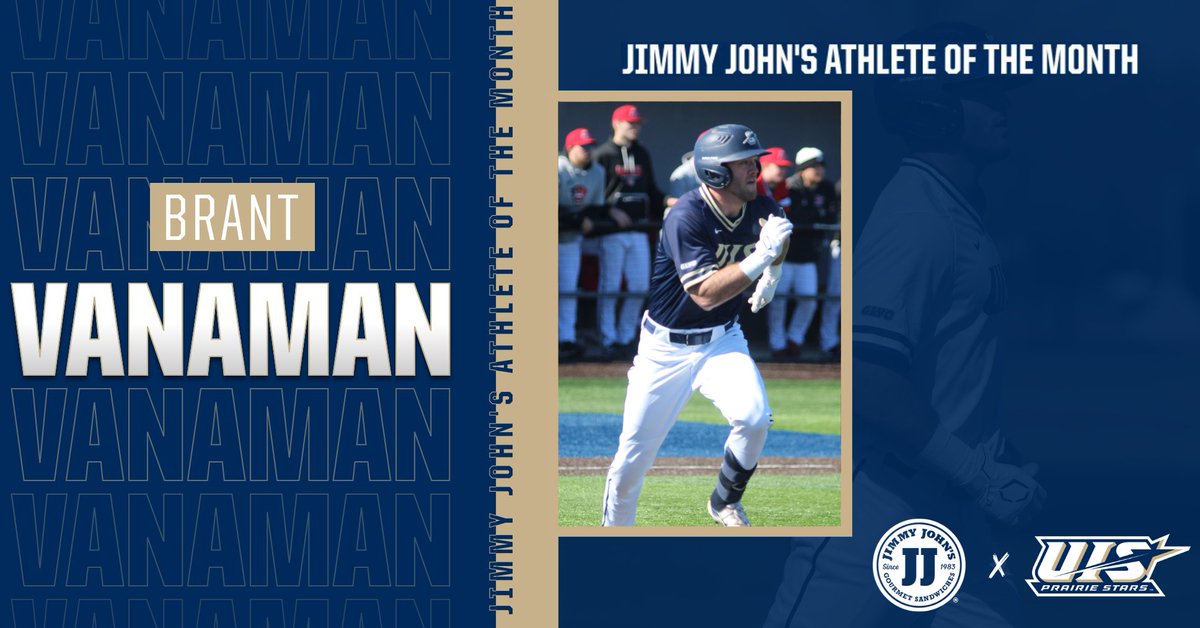 UISAthletics's tweet photo. Jimmy John’s Athlete of the Month | February https://t.co/zjCDN2ynQY

@Baseball_UIS | #WeAreStars https://t.co/NsmEW8sbNR