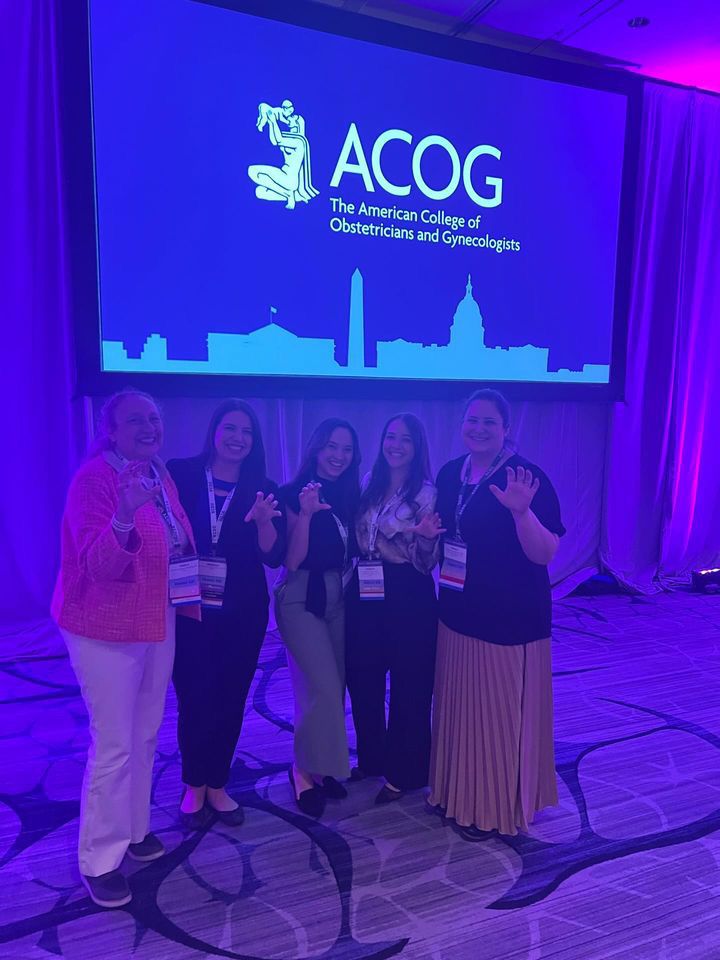 FIUMedicine's tweet photo. Guess who crossed paths at the @ACOG Congressional Leadership Conference? Dr. Rebeca Martinez and some of our CO2023 alums! It's always a joy to see our grads thriving in the field. Paws up!
#ProudAlums
#OurAlumsAreTheBest https://t.co/p4yP0rg4Ig