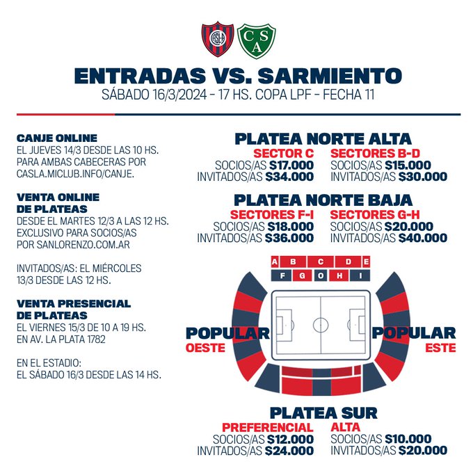 san lorenzo sarmiento