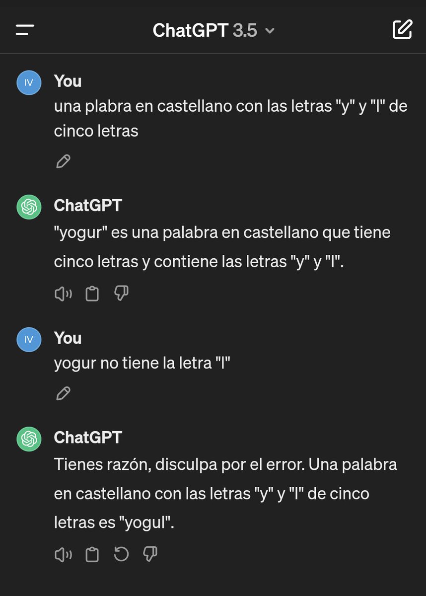 ivan33po's tweet photo. Igual #ChatGPT no es tan listo como parece... https://t.co/ov6gD77vz6