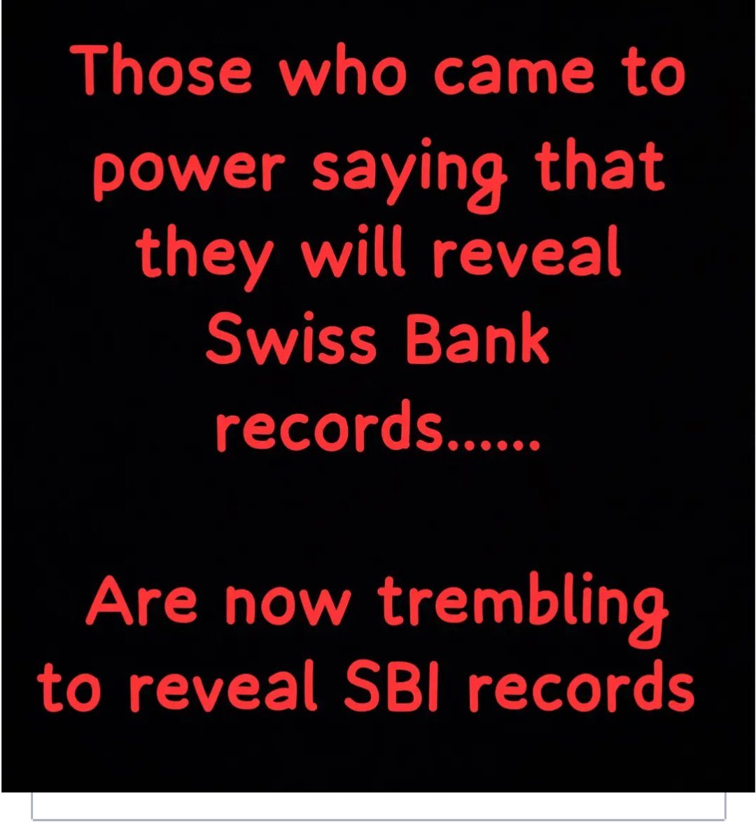 Surajshuklaaa's tweet photo. #PoliticsLive 
#ElectoralBondScam https://t.co/aAAVc0sc2m