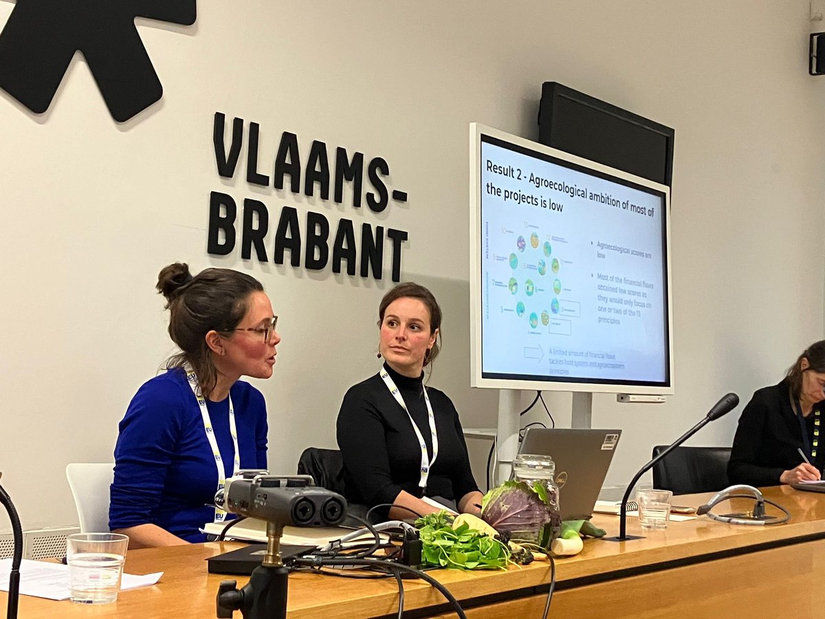 AgroecologyE's tweet photo. Takeaways from the #OpenFoodConference: 

In #Belgium, the Wallon Ministry of Environment spent 41% of its budget on #agroecology, while the Ministry of #Agriculture spent only 8%. 

At the #EU level, the elephant in the room is the #CAP. https://t.co/SYSdLpgTeP