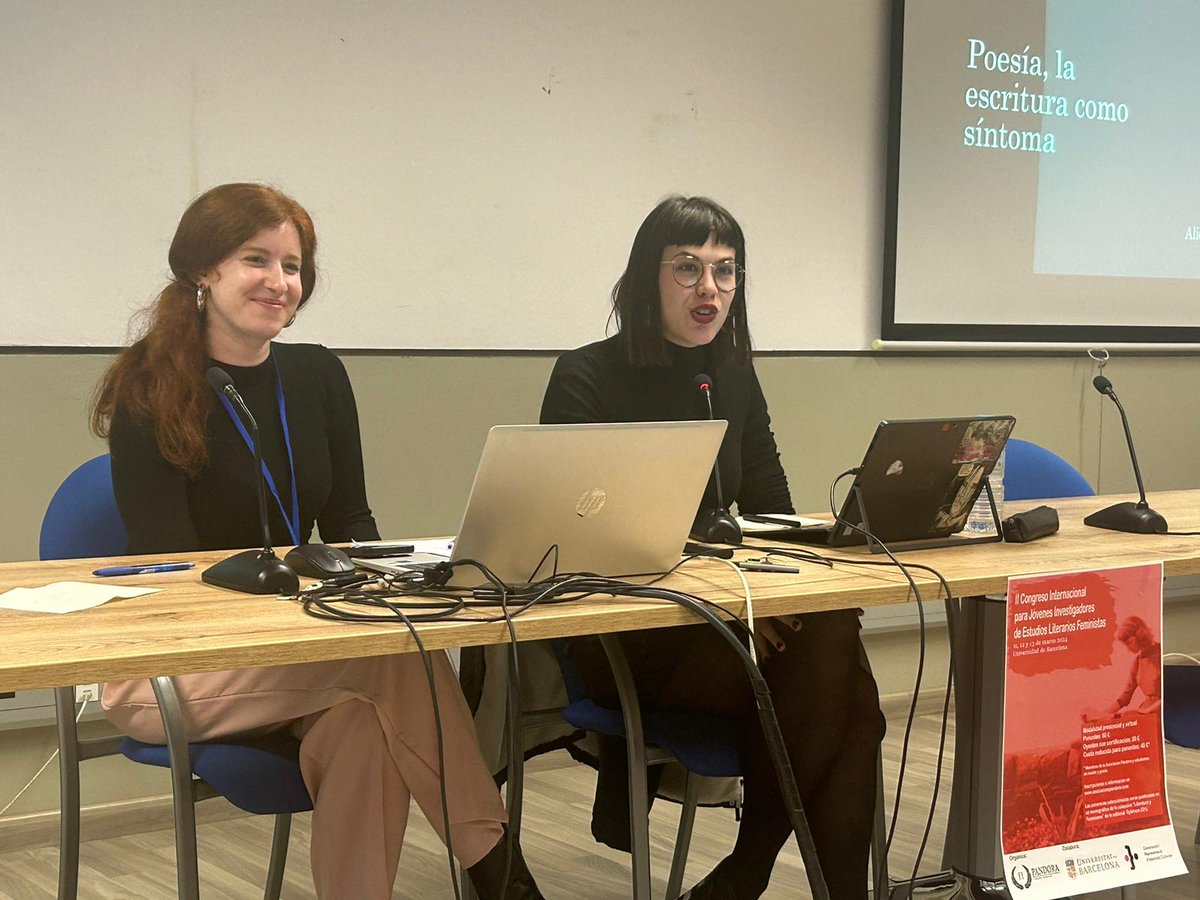 Interesantísima ponencia de Alicia Valdés (<a href="/BaliceAlice/">Alicia Valdés</a>) sobre la escritura como síntoma a partir de la poesía