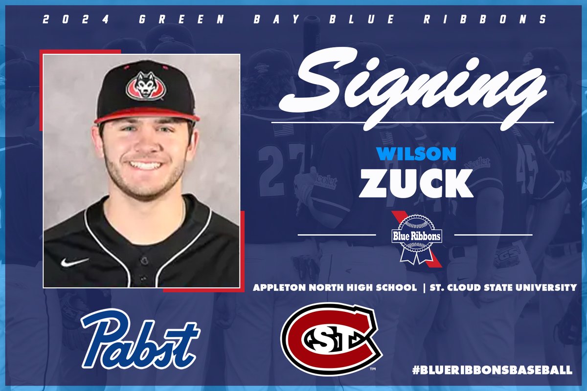 The Blue Ribbons are excited to announce the signing of outfielder Wilson Zuck, who will be joining the team for the 2024 season! A sophomore at St. Cloud State, Zuck spent last summer with the Normal CornBelters in the Prospect League, where he appeared in 35 games.