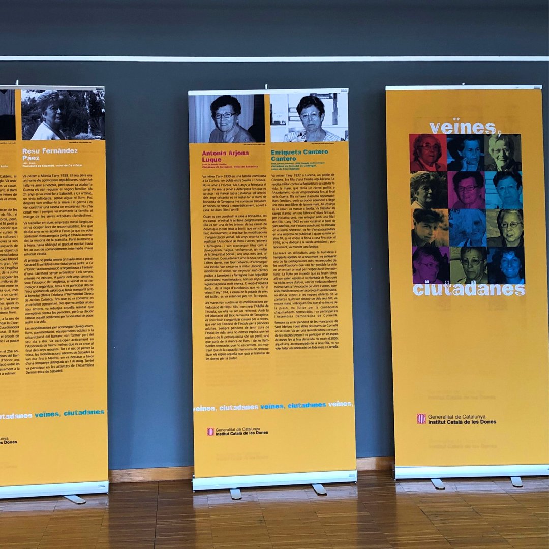 A partir d'avui podeu gaudir de l'exposició 'Veïnes, ciutadanes' de l'@icdones que vam compartir durant l'acte institucional del #8M. ➡L'exposició és a la sala Sebastià Bosom de l'@accerdanya, del 12 al 25 de març. Horari: de dilluns a divendres de 10 a 13,30 h i de 16 a 17 h.