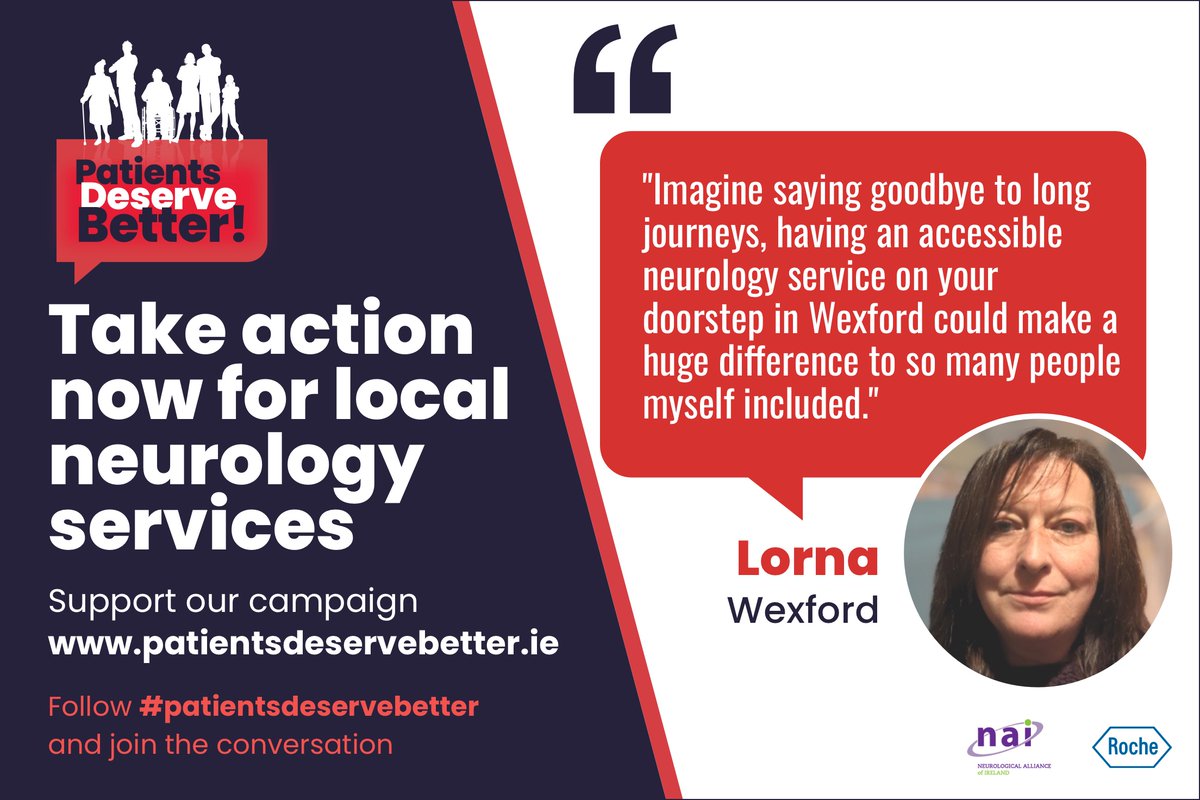 naiireland's tweet photo. Access to a consultant neurologist should not depend on where you live. Take action this #brainawarenessweek2024 for regional neurology services at https://t.co/9ihcAJnhl4 and join the conversation at #patientsdeservebetter https://t.co/tpKwItOah2