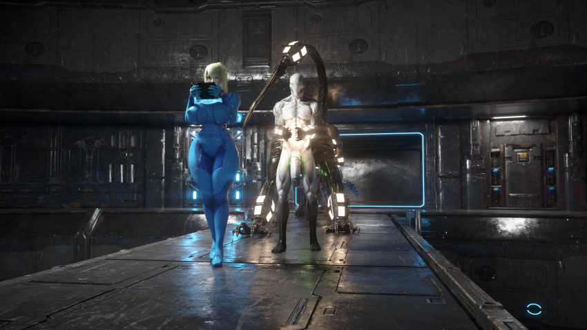 Lustful_NaNa's tweet photo. Samus was transporting a group of wanted, alien and 
monster Rxpists into their cells,

when she forgot the most important rule~

Don't turn your back, and most certainly, don't bend 
over in front of them~

Now, she's learning the hard way~ https://t.co/YmXtRPOeff