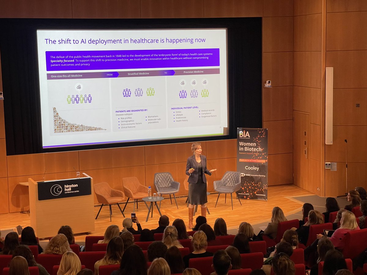 BioIndustry Association (BIA) (@bia_uk) on Twitter photo Our next keynote speaker at today’s #WomenInBiotech, is <a href="/loubnabouarfa/">Dr. Loubna Bouarfa 💚</a>, Chairwoman, AI Board <a href="/EnvisionPharma/">Envision Pharma Group</a>
Loubna talked about the shift to #AI deployment in #healthcare and importance of making your organisation AI-enabled.
#LLM #MachineLearning #ArtificialIntelligence Our next keynote speaker at today’s #WomenInBiotech, is <a href="/loubnabouarfa/">Dr. Loubna Bouarfa 💚</a>, Chairwoman, AI Board <a href="/EnvisionPharma/">Envision Pharma Group</a>
Loubna talked about the shift to #AI deployment in #healthcare and importance of making your organisation AI-enabled.
#LLM #MachineLearning #ArtificialIntelligence