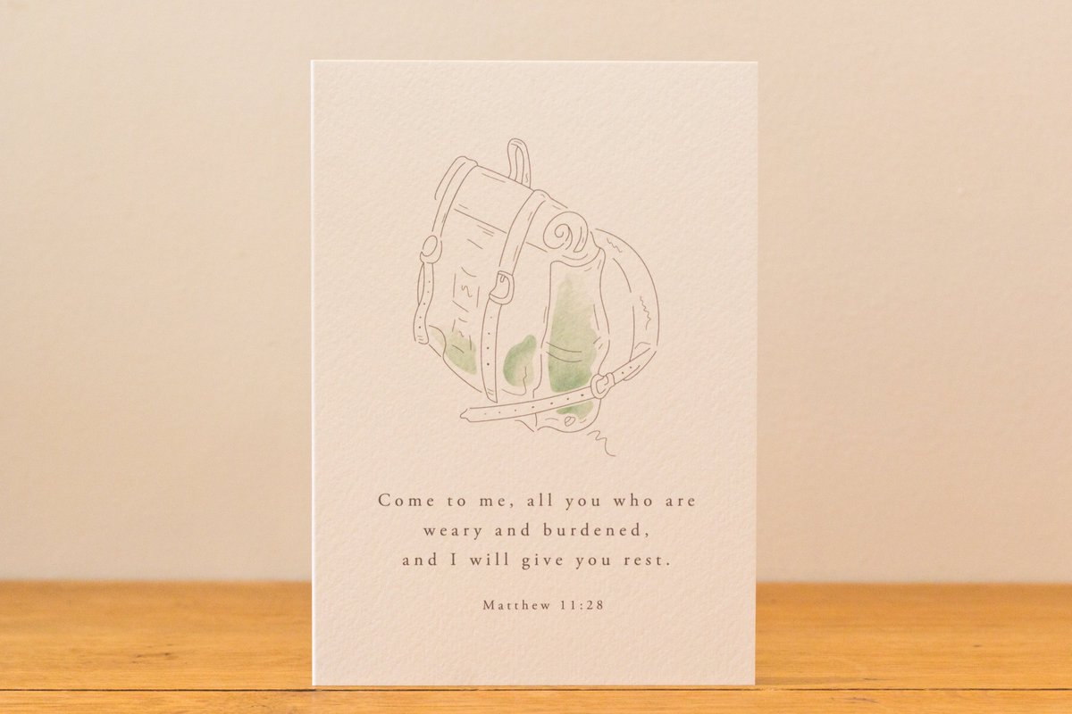 You may have spotted I now have four Bible-verse greeting card designs in the shop.

I love to create subtle, thoughtful illustrations that help us reflect on scripture and I particularly hope these cards will help us pass on encouragements to others.

lastinglines.uk/shop/greetings…