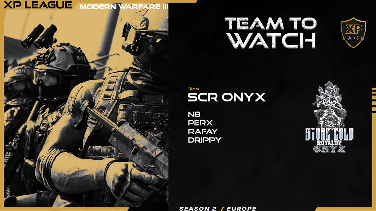 AMeLeague's tweet photo. Team to watch 👀

We go into Division 3..

This team set to make a comeback after missing out on the trophy last season, New addition joins Onyx. Will they come out on Top S2? 🔝 

@StonecoldRoyal 

💠 @Perxicles 
💠 @natelynch_ 
💠 @4rafayy 
💠@Eu_Drippy https://t.co/7m4GTt1NNp