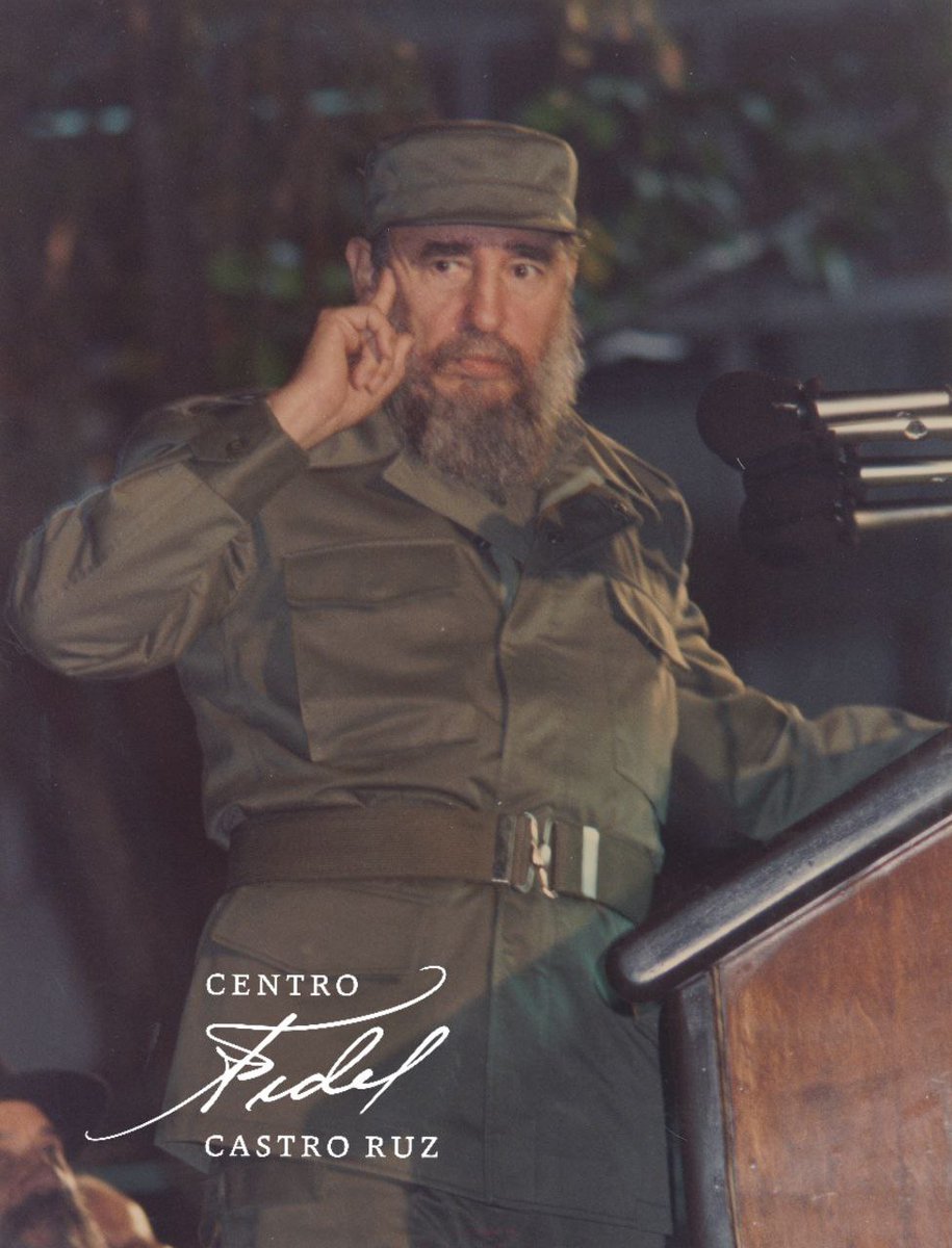 #Fidel:"Medítese bien lo que se dice, lo que se afirma, para no hacer concesiones vergonzosas. Analícese la naturaleza y la psicología de los seres humanos; su tiempo para actuar es muy breve y constituye realmente una fracción de segundo en la historia de la especie".